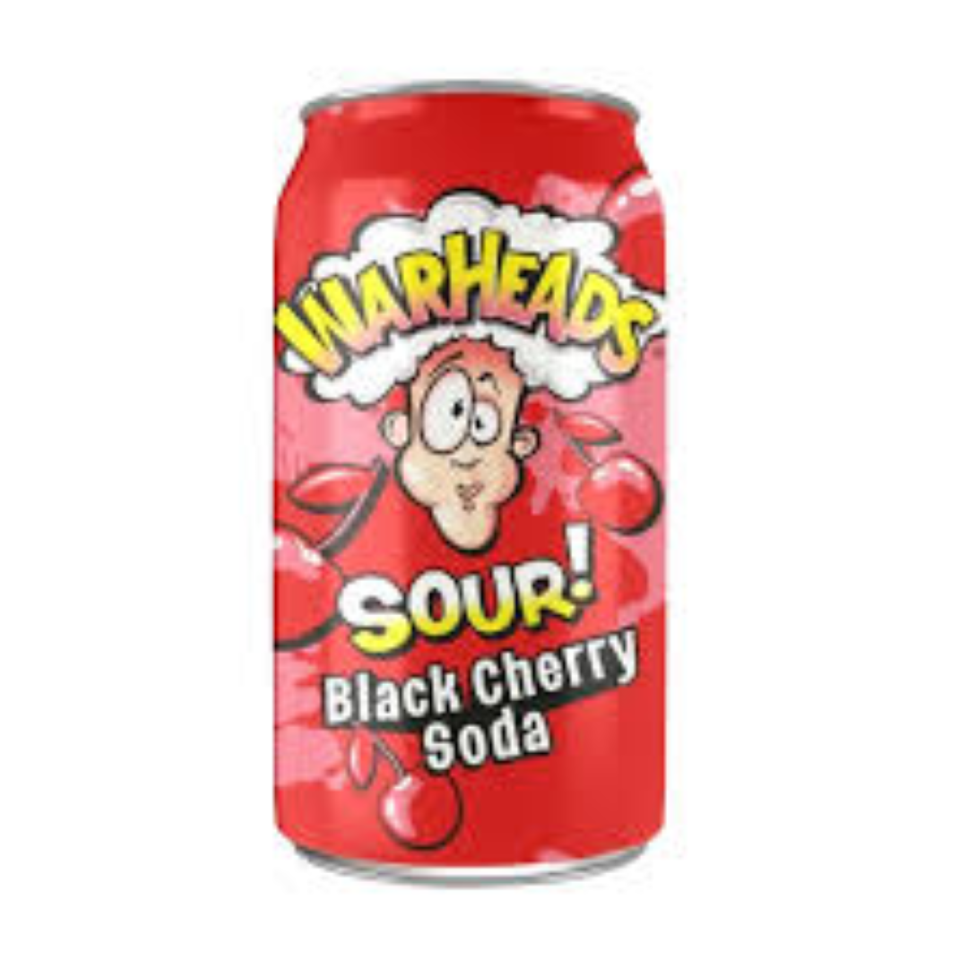 WARHEADS SOUR BLACK CHERRY SODA 330ML